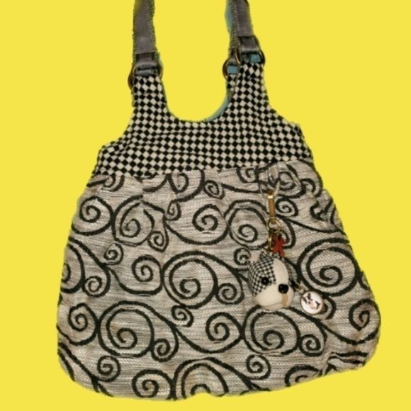 RARE Fuzzy Couture Boston Terrier Purse Vintage - Picture 1 of 6